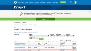 Issues for Fancy Login | Drupal.org