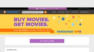 Fandango VIP Plus Movie Theater Membership | Fandango