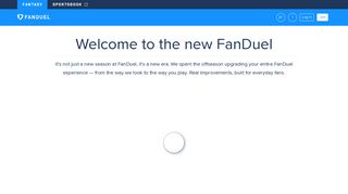 Welcome to the new FanDuel | FanDuel