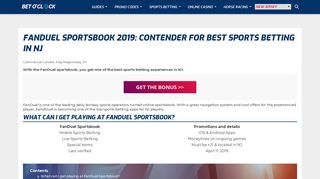 FanDuel Sportsbook 2019: Risk-free bet up to $500 - Bet O'clock