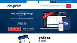 PoolExpert.com: NHL Fantasy Hockey and MLB Fantasy Baseball ...