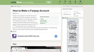 How to Make a Fanpop Account: 6 Steps (with Pictures) - wikiHow