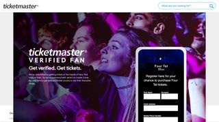 Ticketmaster.co.uk - Verified Fan. Official Ticketmaster site.