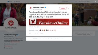 Fanshawe College on Twitter: 