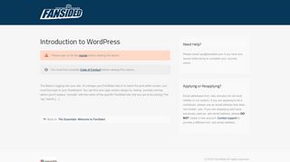 Introduction to WordPress - FanSided Springboard - Careers ...