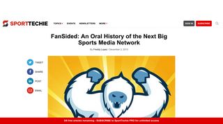 FanSided: An Oral History of the Next Big Sports Media Network