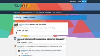Fantasy Cricket Forums - Fanspole
