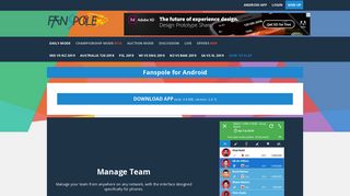 Fantasy Cricket Android App | Fanspole