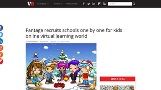 Fantage recruits schools one by one for kids online virtual learning ...