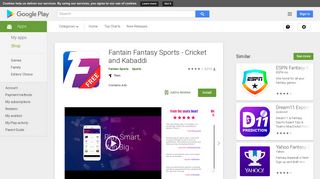 Fantain Fantasy Sports - Cricket and Kabaddi - Apps on Google Play