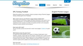 English Premier League Fantasy Football - BlueYellow Media