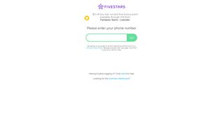 Login Now to Sign Up And Earn Free Rewards, Deals, and ... - Fivestars