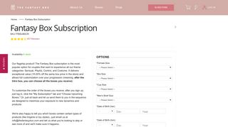 Fantasy Box Subscription - The Fantasy Box