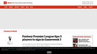 Fantasy Premier League - tips: 5 players to sign in Gameweek 3