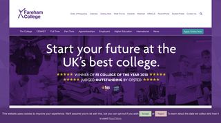 Fareham College » Ofsted Rated 'Outstanding' College in Hampshire