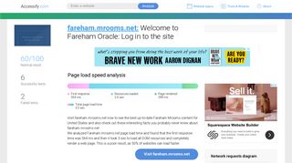 Access fareham.mrooms.net. Welcome to Fareham Oracle: Log in to ...