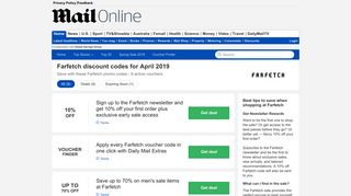Farfetch discount code - 10% OFF in February - Daily Mail