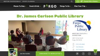 Dr. James Carlson Public Library | Fargo-Moorhead