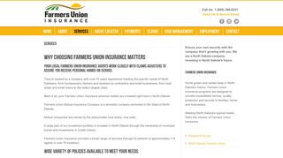 Insurance Services | Farmers Union Insurance | North Dakota