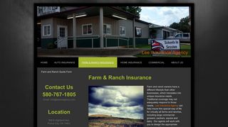 Farm & Ranch Insurance - Lee Insurance Agency