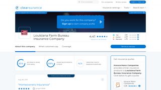 Louisiana Farm Bureau Insurance Company Reviews & Ratings 2019 ...