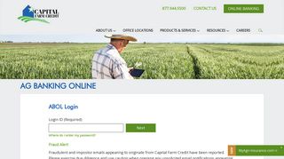 Abol Login and signup | Capital Farm Credit