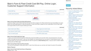Blain's Farm & Fleet Credit Card Bill Pay, Online Login, Customer ...