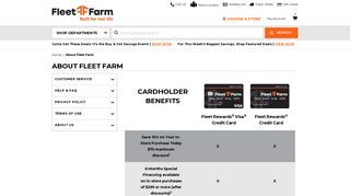 Fleet Farm Rewards Credit Card - Fleet Farm - FleetFarm.com