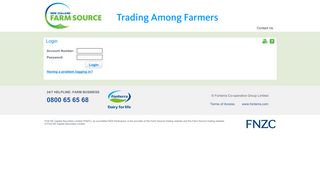 Trading Among Farmers: Login