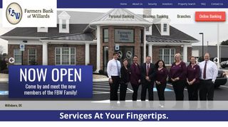 Farmers Bank of Willards | Bank Local | Online Banking