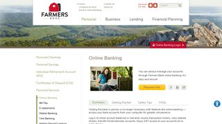 Online Banking Service | Fort Smith, AR - Greenwood ... - Farmers Bank