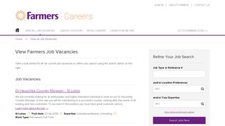 Search Jobs - Farmers Careers