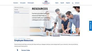 Employee Resources : Farmers Insurance