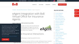 eAgent Integration - Insurance CRM - Allstate | 8x8, Inc.