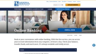 Online Banking | Farmers & Merchants State Bank | Sylvania, OH ...