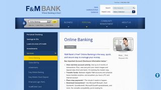 Online Banking | F&M Bank | Sacramento, CA - Stockton, CA ...