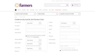 Registration - Farmers