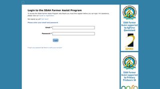 Login to Farmer Assist | SSAA Farmer Assist