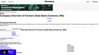 Farmers State Bank (Cameron, MO): Private Company Information ...