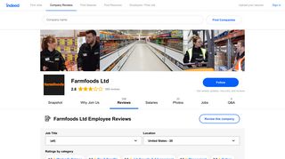 Working at Farmfoods Ltd: Employee Reviews | Indeed.com