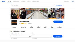 Jobs at Farmfoods Ltd | Indeed.co.uk