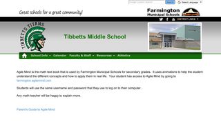 Agile Mind Guide - Tibbetts Middle School - Farmington Municipal ...
