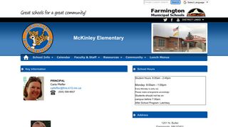 About our School - McKinley Elementary - Farmington Municipal Schools