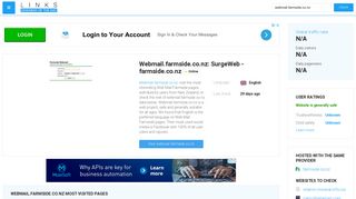 Webmail.farmside.co.nz - Website analytics by Giveawayoftheday.com