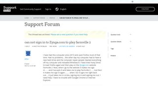 can not sign in to Zynga.com to play farmville 2 | Firefox Support ...