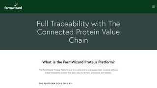Meat Traceability Software: FarmWizard Corporate