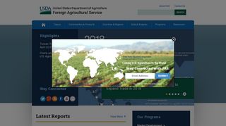USDA Foreign Agricultural Service: Home