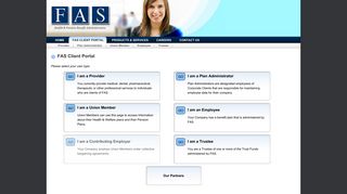 FAS | Client Portal - Funds Administrative Service