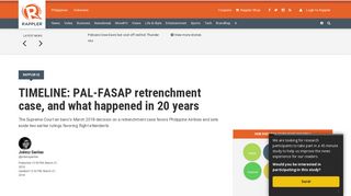 TIMELINE: PAL-FASAP retrenchment case, and what happened in 20 ...