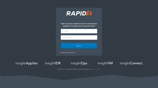 Rapid7 - Login